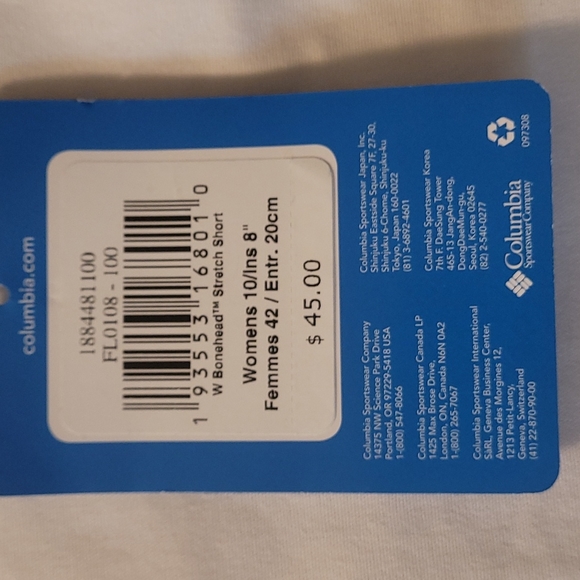 Columbia Shorts 10 - Picture 4 of 5